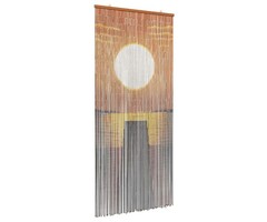 Vidaxl Rideau de porte en bambou coucher de soleil 90x200cm - 45% de remise