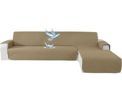 Housse de canapé d'angle 3 places Kaki - 44% de remise