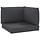 Lot de 3 coussins pour palette - 60 x 60 cm - Noir - 30% de remise