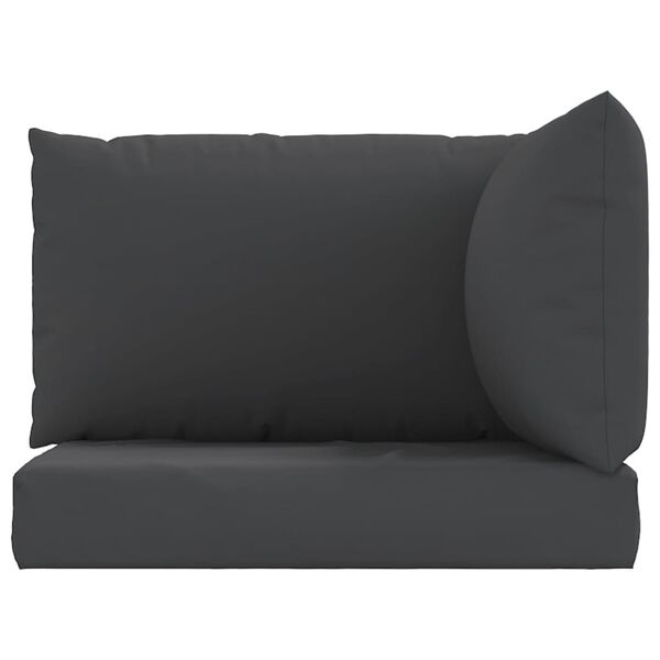 Vidaxl Lot de 3 coussins pour palette - 60 x 60 cm - Noir - 30% de remise