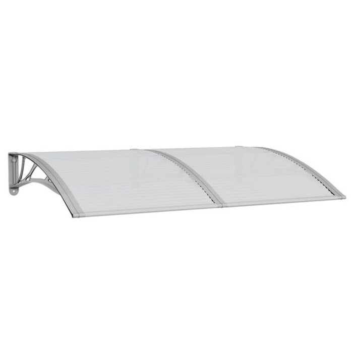 Vidaxl Auvent de porte 150x100 cm gris - 34% de remise - Produit déballé