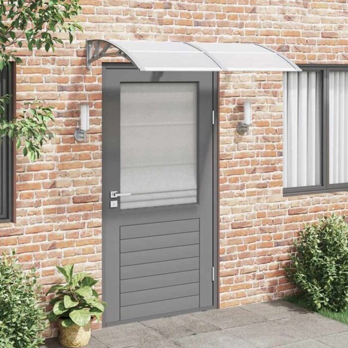 Vidaxl Auvent de porte 150x100 cm gris - 34% de remise - Produit déballé
