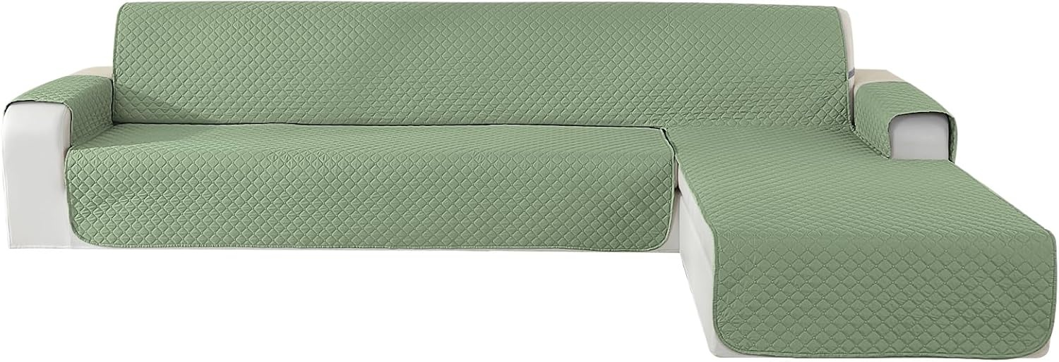 Housse de canapé d'angle réversible 2 places - Gris foncé - 32% de remise