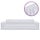 Housse de canapé 4 places blanche extensible - 31% de remise