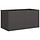 Jardinière en acier noir 80x40x40 cm - 33% de remise