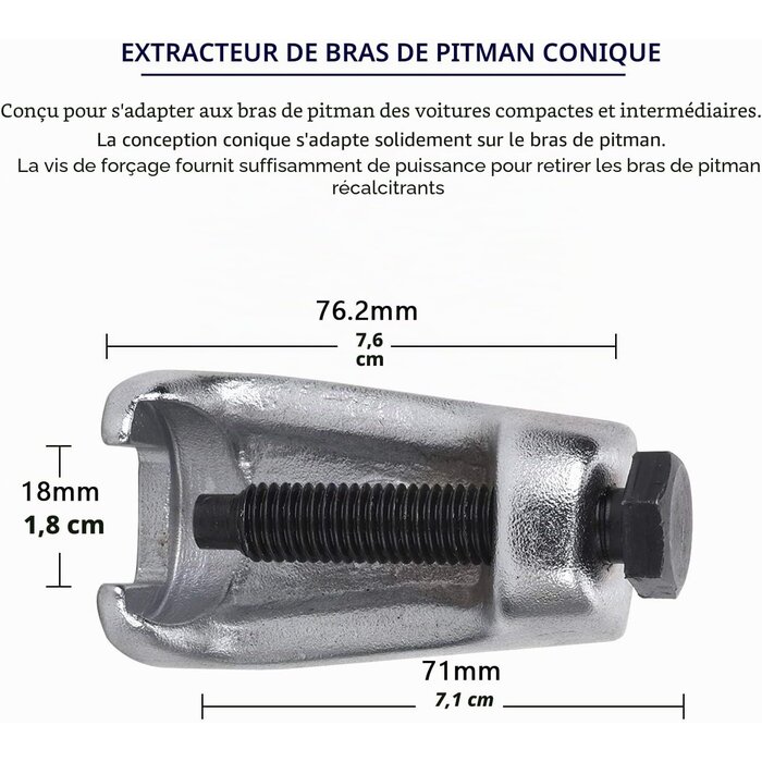 Jeu d'extracteurs de rotules universel 3 pièces - 31% de remise