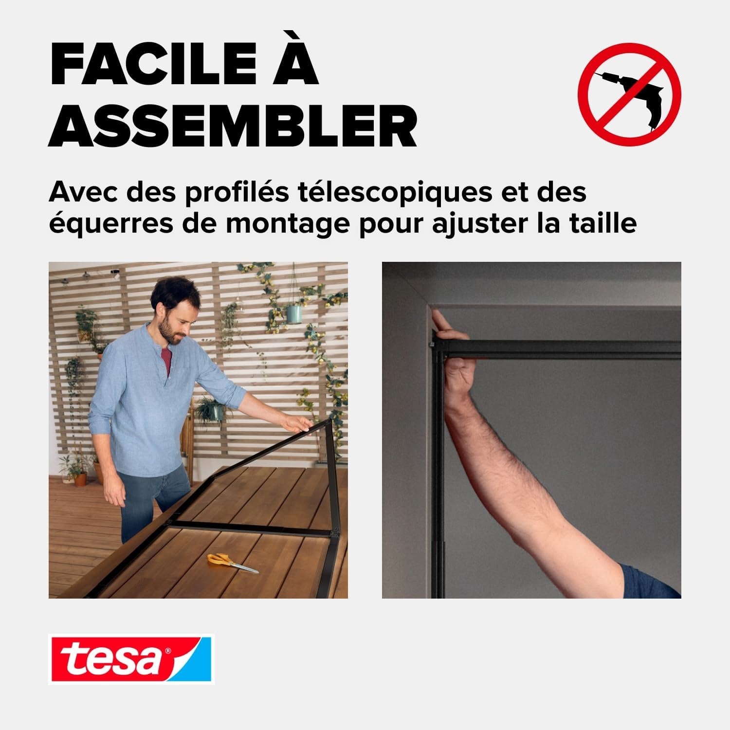 Moustiquaire de porte ajustable - 34% de remise - Aluminium Gris Anthracite