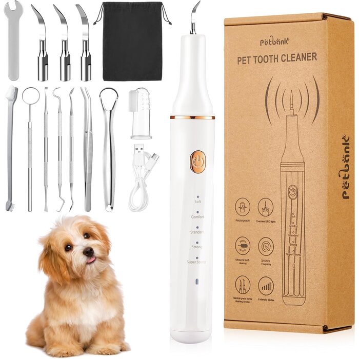 Détartreur ultrasonique pour animaux - 31% de remise - Blanc