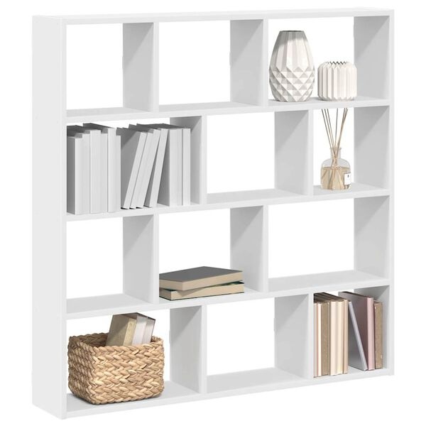 Étagère murale 12 compartiments blanche - 34% de remise