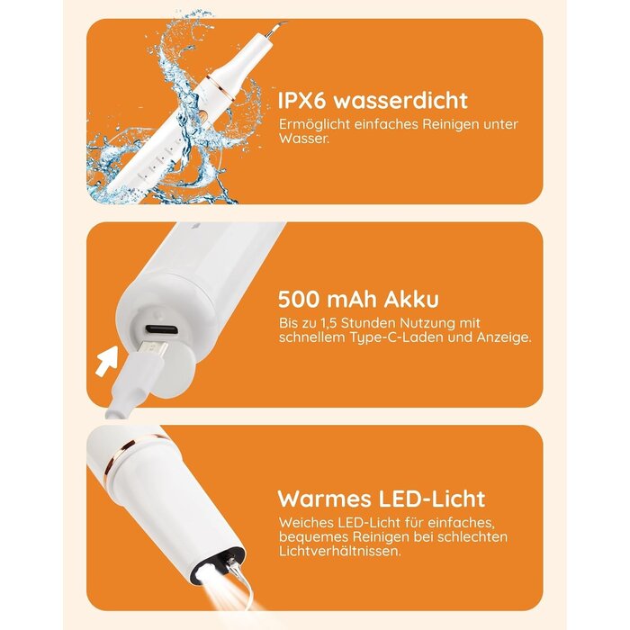 Détartreur ultrasonique pour animaux - 5 modes - 31% de remise
