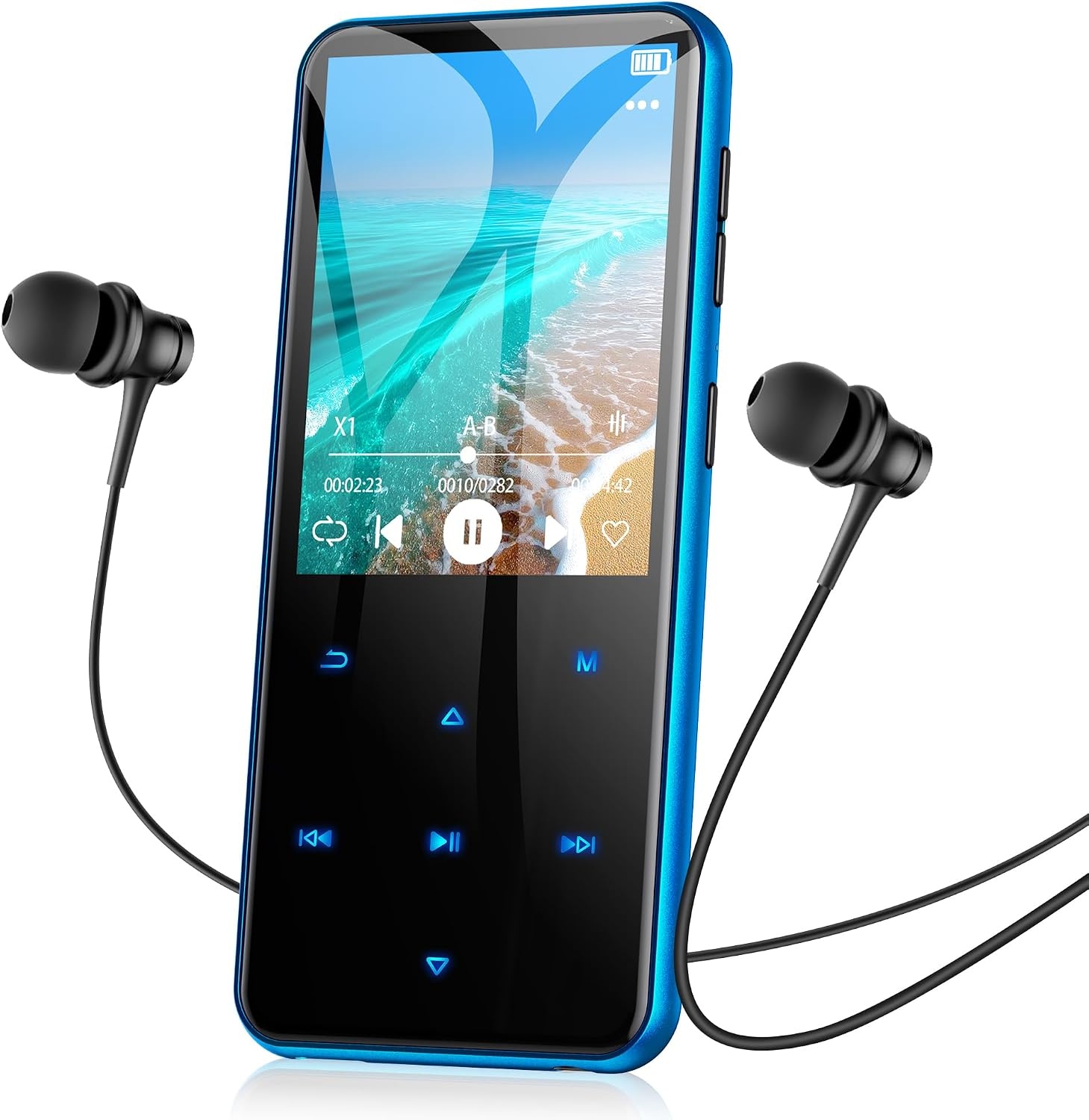 Lecteur MP3 64 Go Rose - Bluetooth 5.3 - 33% de remise - État déballé