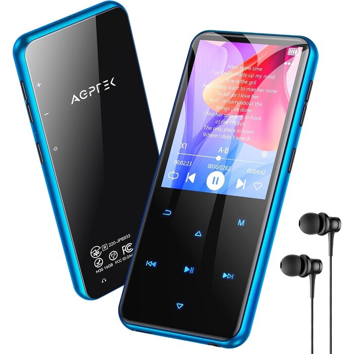 Lecteur MP3 64 Go Rose - Bluetooth 5.3 - 33% de remise - État déballé