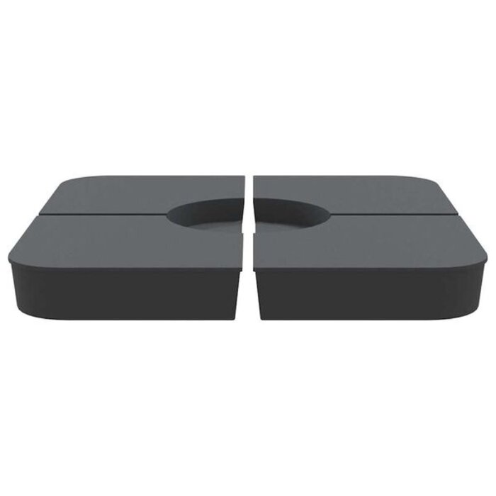 Lot de 4 dalles de lestage 100 kg pour parasol déporté - 34% de remise