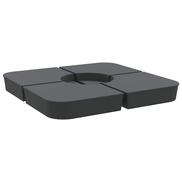 Lot de 4 dalles de lestage 100 kg pour parasol déporté - 34% de remise