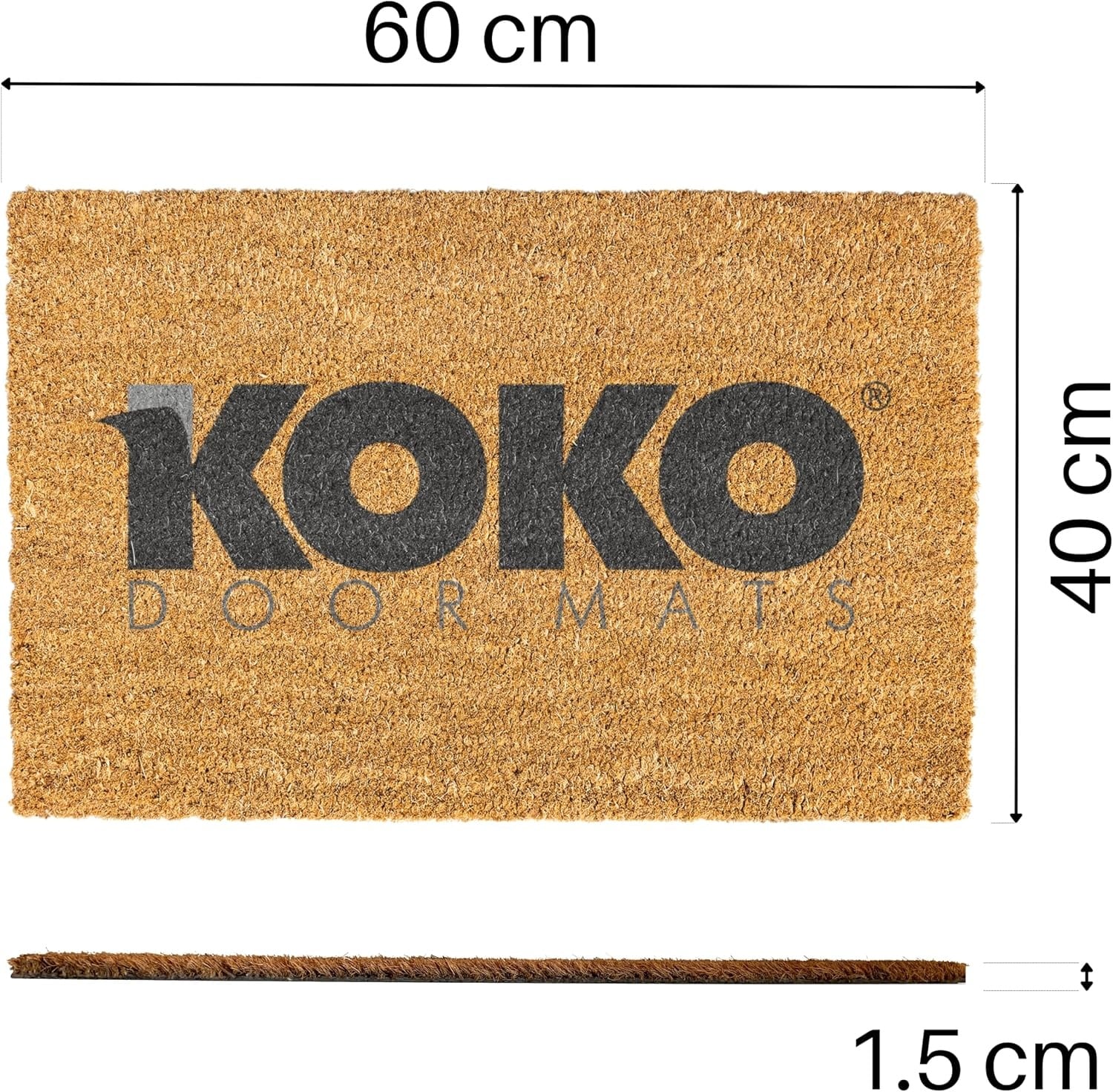 Paillasson fibre de coco This is the Way 60x40cm - 29% de remise