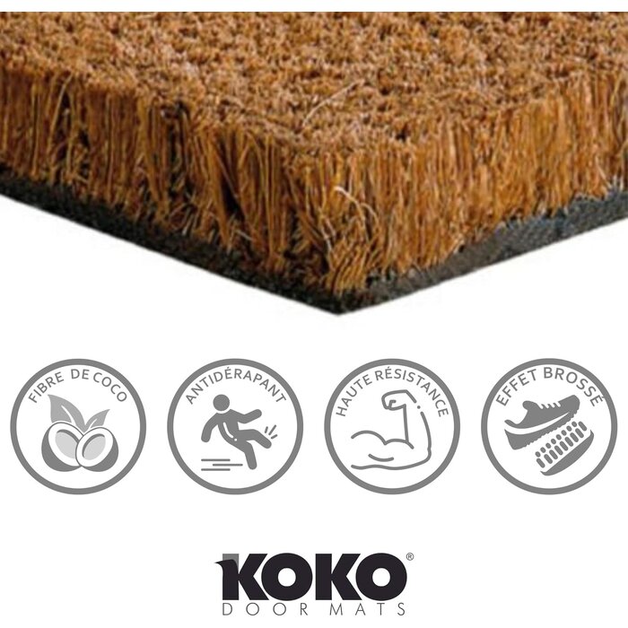 Paillasson fibre de coco This is the Way 60x40cm - 29% de remise
