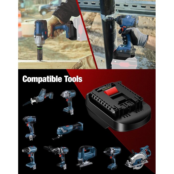 Adaptateur Batterie pour Outillage - 29% de remise - Déballé / Bon état