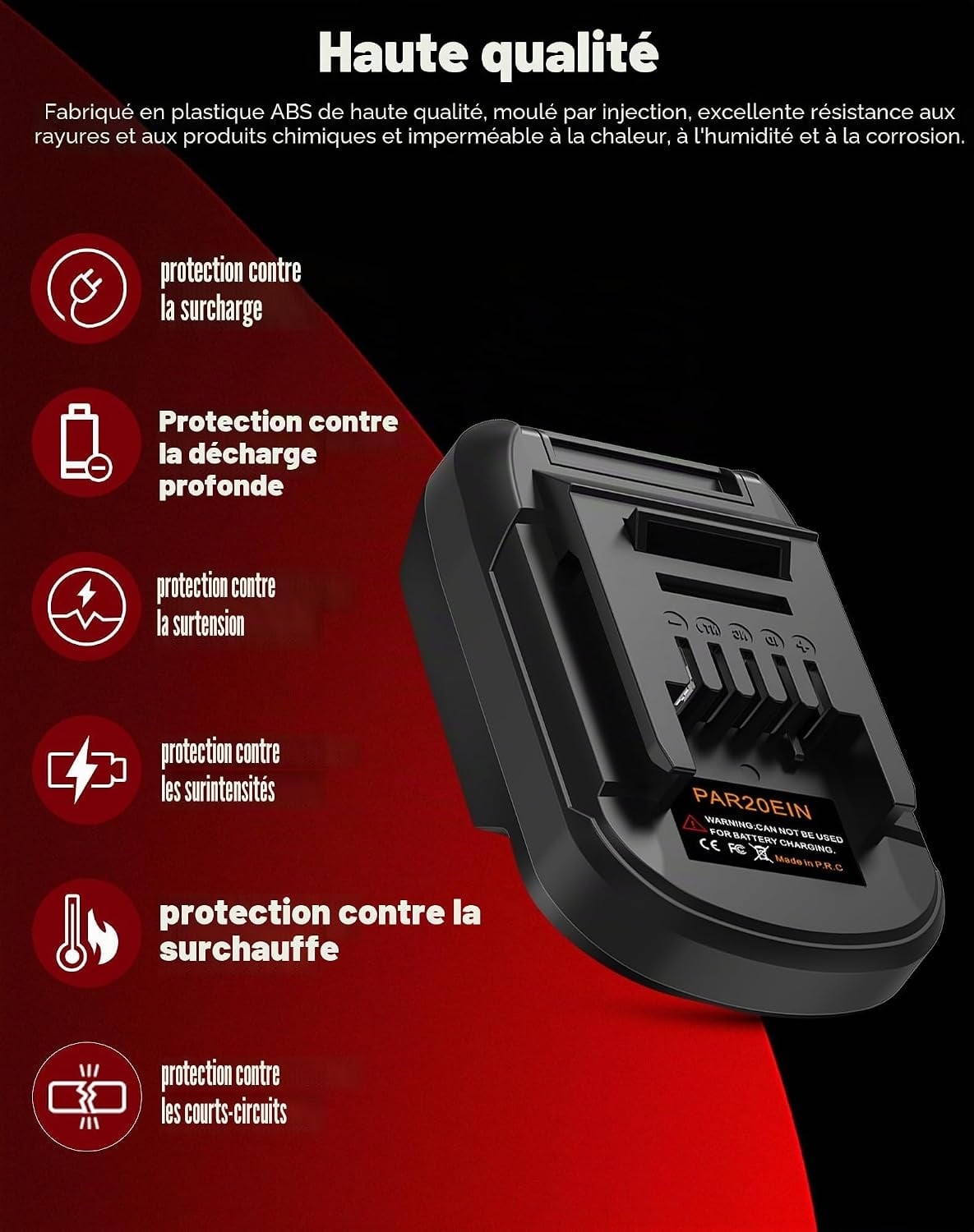 Adaptateur Batterie pour Outillage 20V vers 18V - 29% de remise
