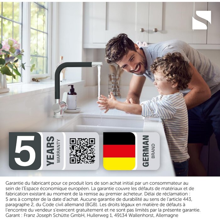 Mitigeur de cuisine rabattable chrome - 34% de remise
