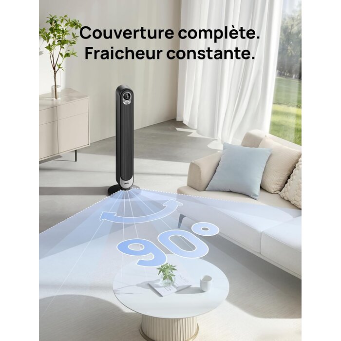 Ventilateur Colonne 42 pouces - 34% de remise - Silencieux et Performant