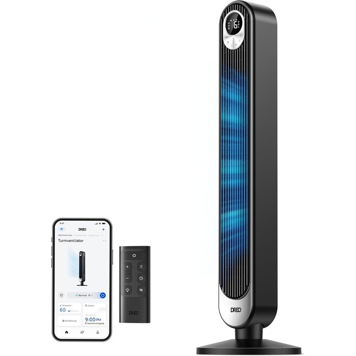 Ventilateur Colonne 42" Silencieux 20dB - 9 Vitesses - 34% de remise