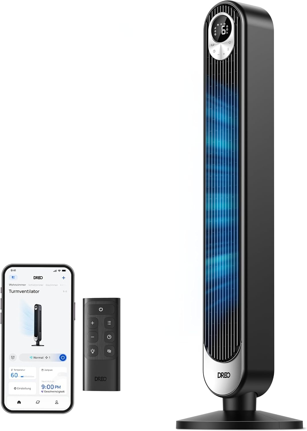 Ventilateur Colonne 42" Silencieux 20dB - 9 Vitesses - 34% de remise