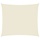 Voile d'ombrage rectangulaire 2 x 2,5 m crème - 31% de remise