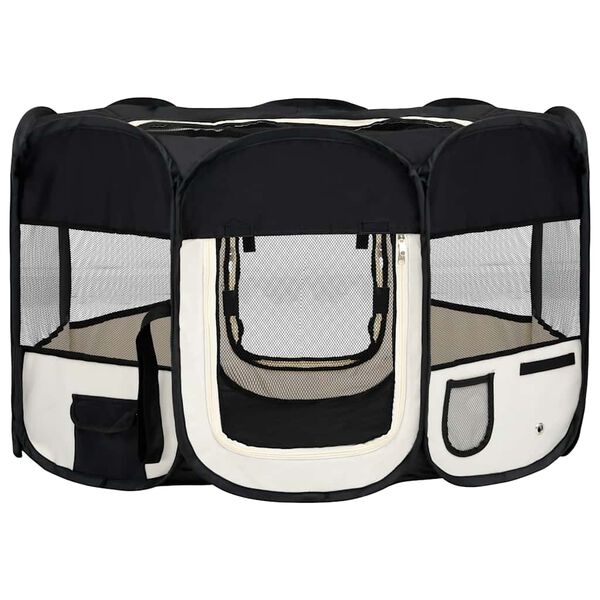 Parc pliable pour chien 125x125cm avec sac - 33% de remise