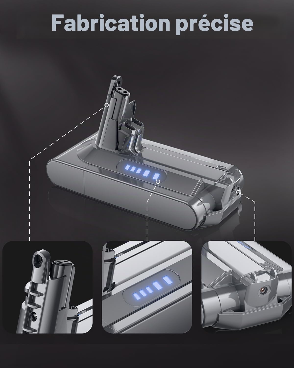Batterie de rechange pour aspirateur sans fil - 33% de remise