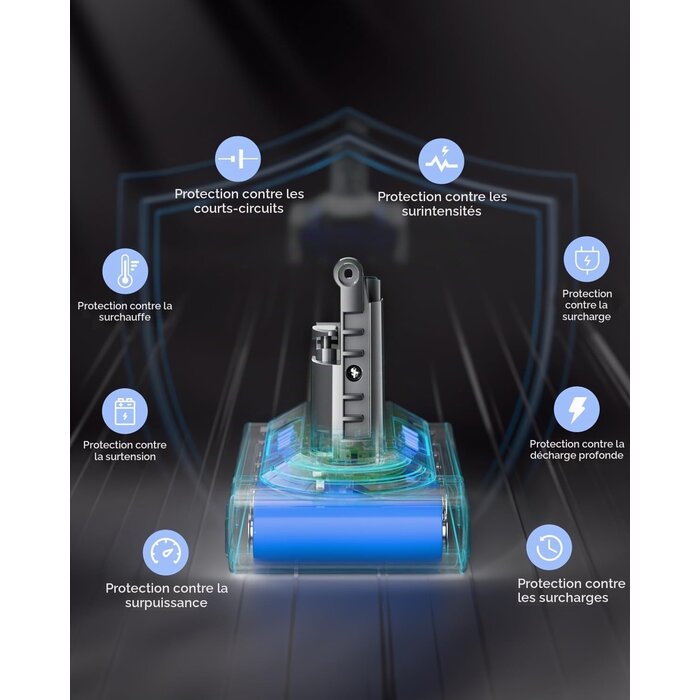 Batterie de rechange pour aspirateur sans fil - 33% de remise