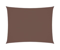 Voile d'ombrage rectangulaire 6 x 7 m marron - 34% de remise