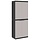 Armoire de jardin 65x37x165 cm - Gris et Noir - 35% de remise