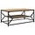 Table basse rectangulaire effet chêne artisan - 34% de remise
