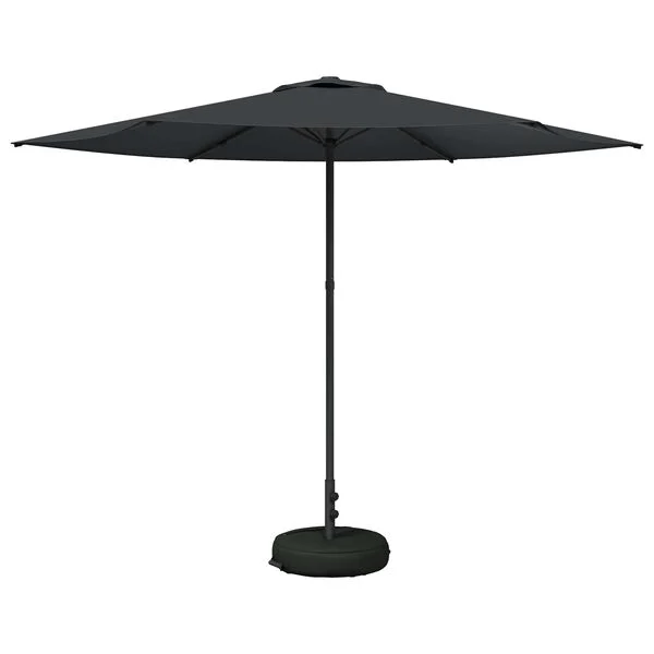 Parasol rectangulaire 3 x 3 m Anthracite avec pied - 34% de remise