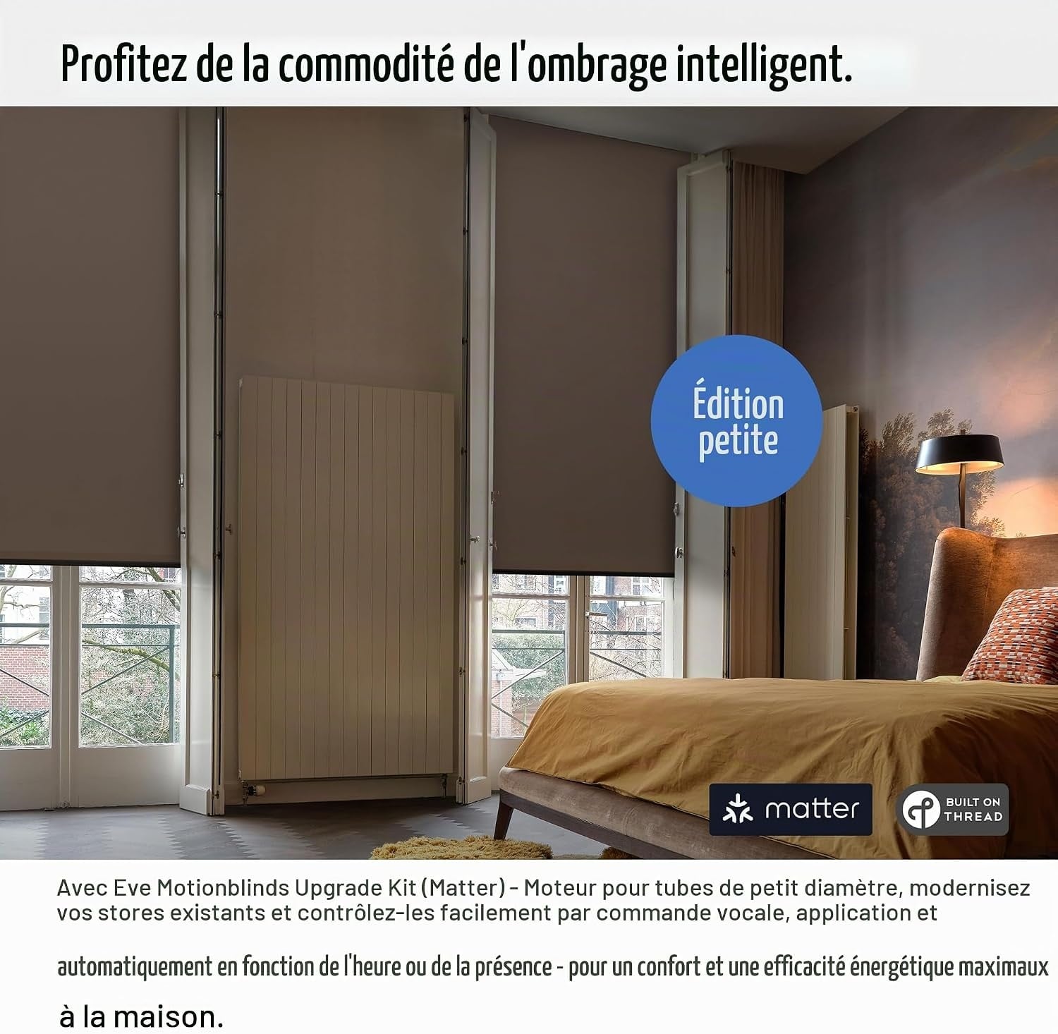 Moteur intelligent pour stores enrouleurs - Matter & Thread - 34% de remise