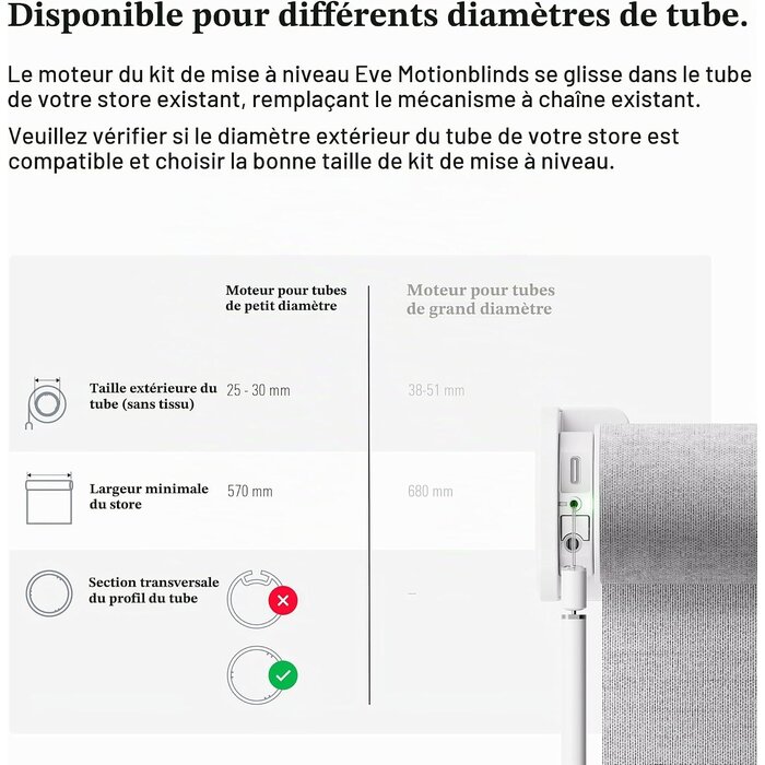 Moteur intelligent pour stores enrouleurs - Matter & Thread - 34% de remise