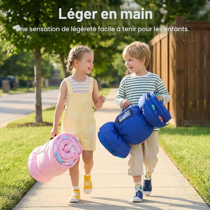 Tapis de sieste enfant Licorne rose - 30% de remise - État déballé