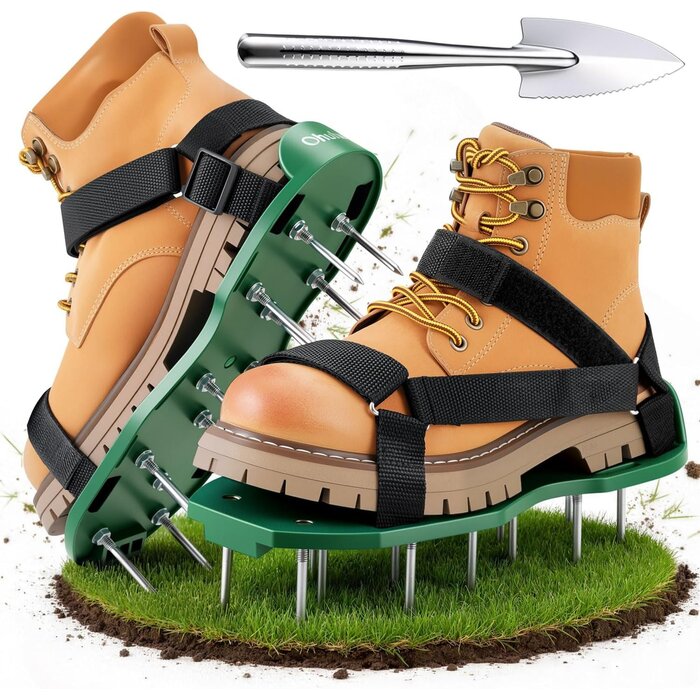Sandales aératrices pour gazon - Taille universelle - 31% de remise