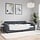 Canapé-lit en velours gris 100x200 cm - 35% de remise