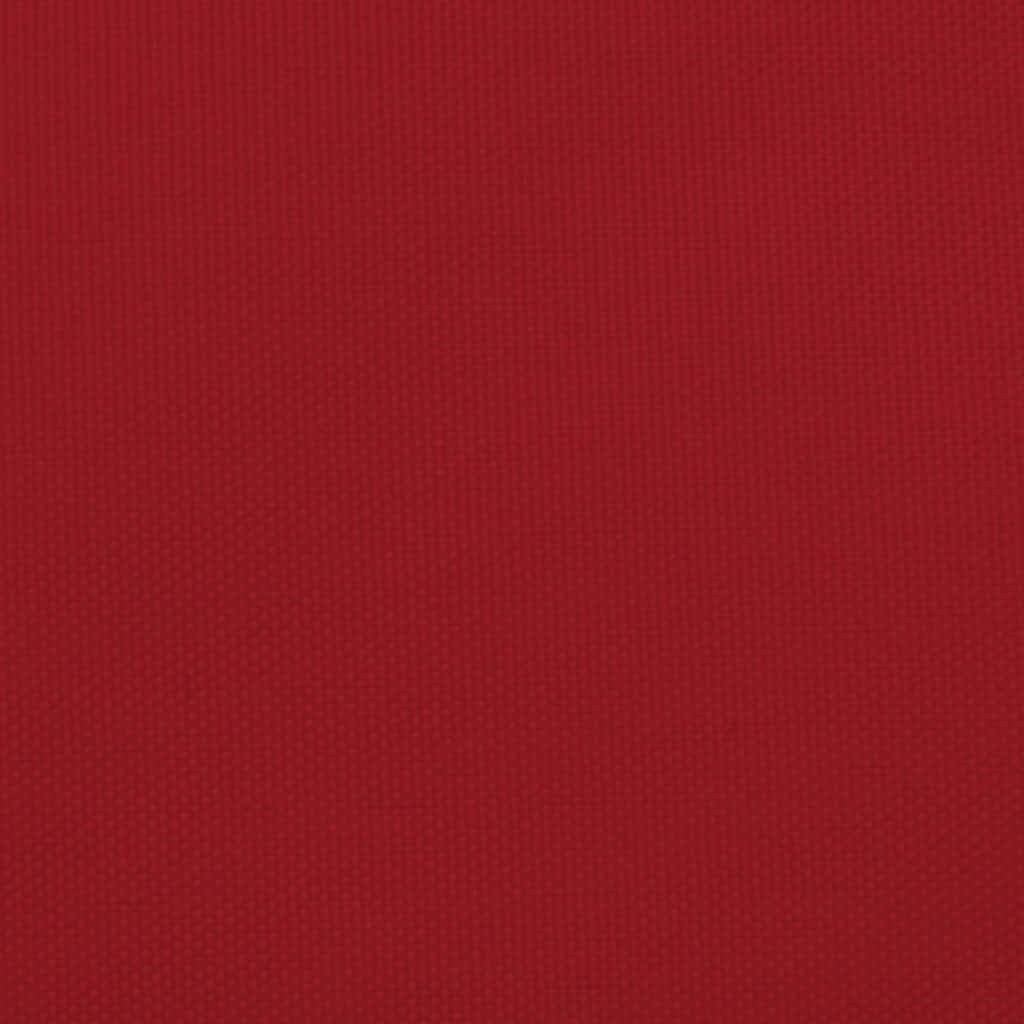 Voile d'ombrage rectangulaire 5x6 m rouge - 34% de remise