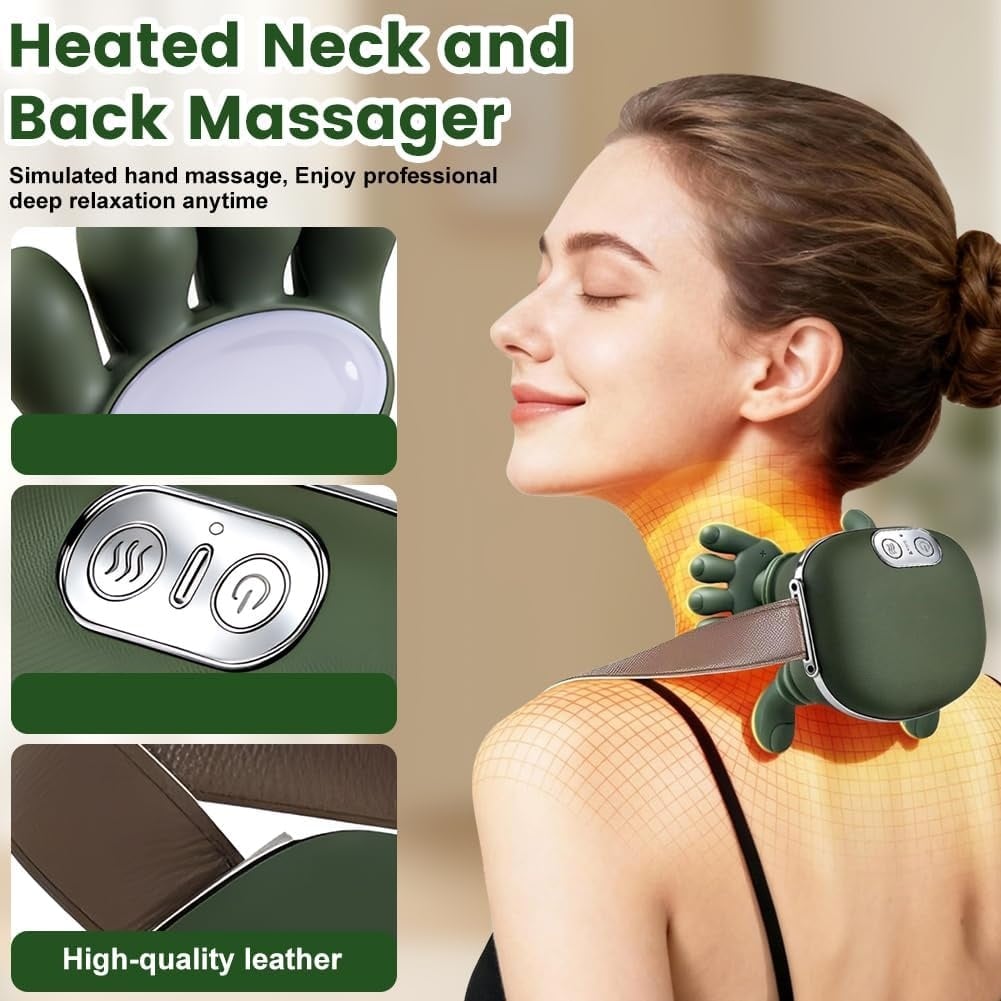 Appareil de massage shiatsu 4D chauffant pour la nuque - 32% de remise