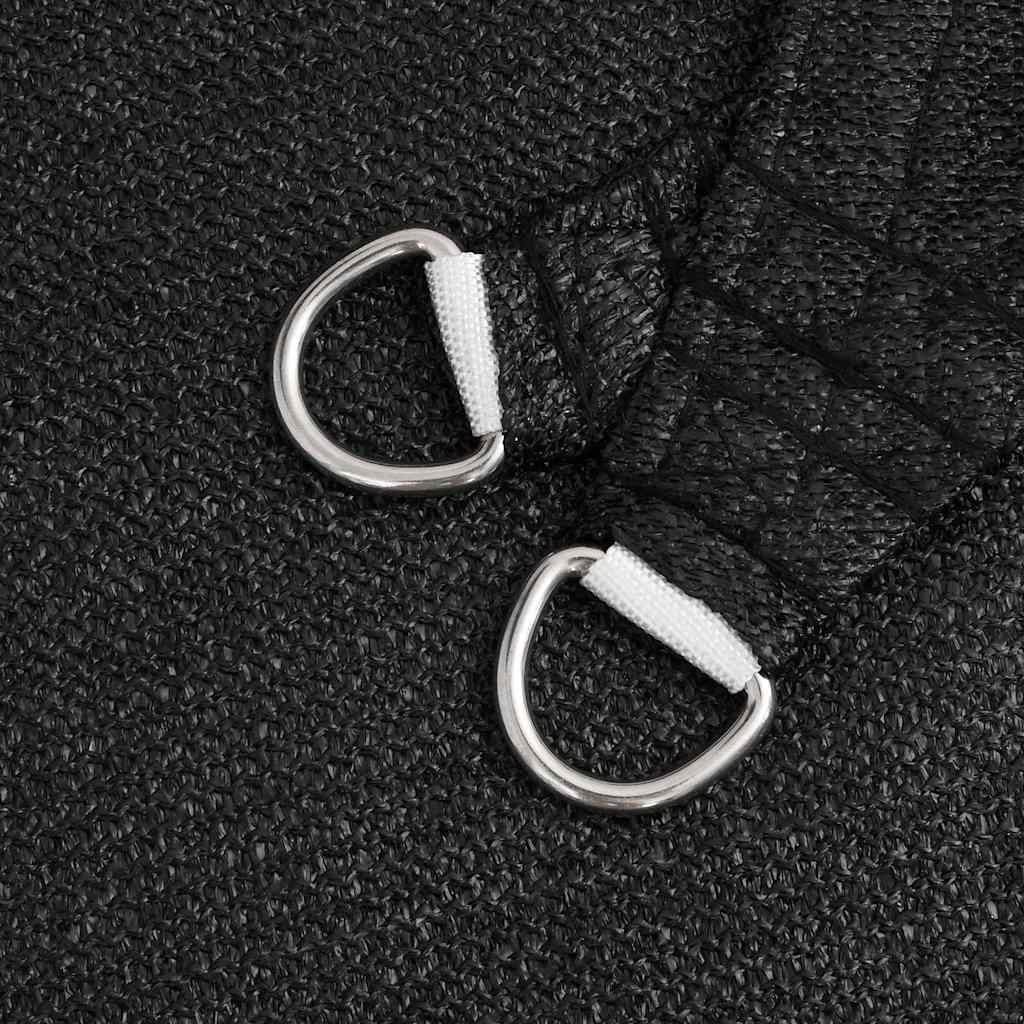 Voile d'ombrage triangulaire 5x5x5 m HDPE Noir - 32% de remise