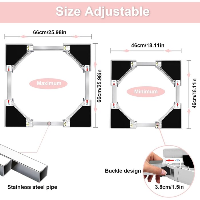 Kit de superposition universel pour lave-linge - 33% de remise