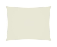 Vidaxl Voile d'ombrage rectangulaire 5x7 m crème - 47% de remise