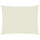 Voile d'ombrage rectangulaire 5x7 m crème - 34% de remise