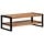 Table basse en acacia massif 120x55 cm - 35% de remise