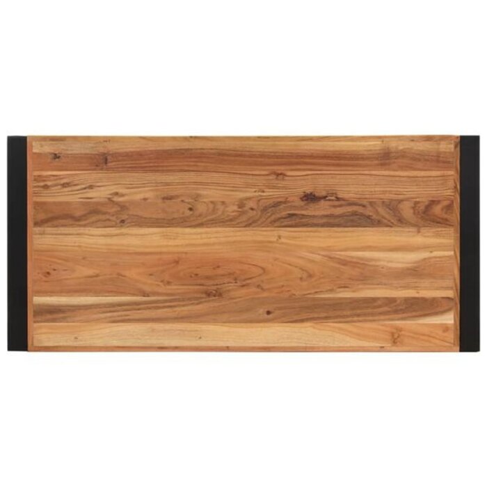 Table basse en acacia massif 120x55 cm - 35% de remise