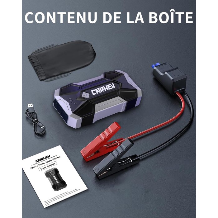 Booster de batterie 4500A pour moteur 8,0L - 32% de remise
