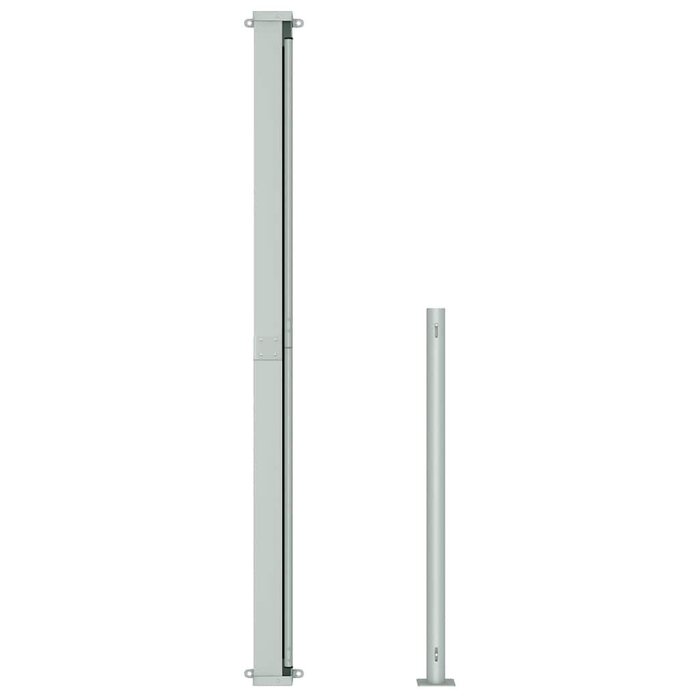 Pare-vue latéral rétractable 180x500 cm gris - 34% de remise
