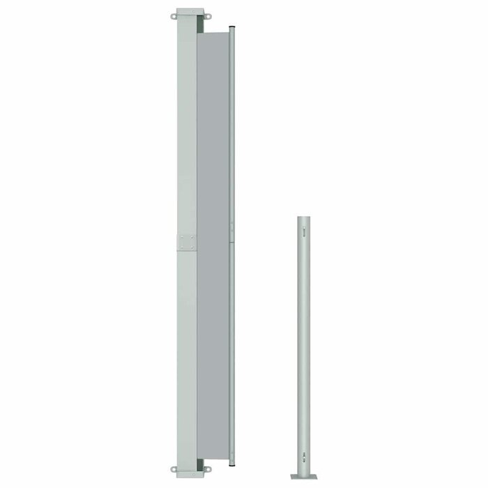 Pare-vue latéral rétractable 180x500 cm gris - 34% de remise